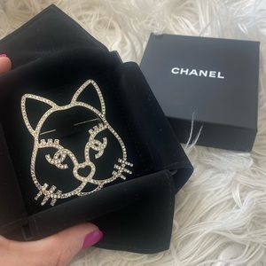 Chanel Cat Brooch